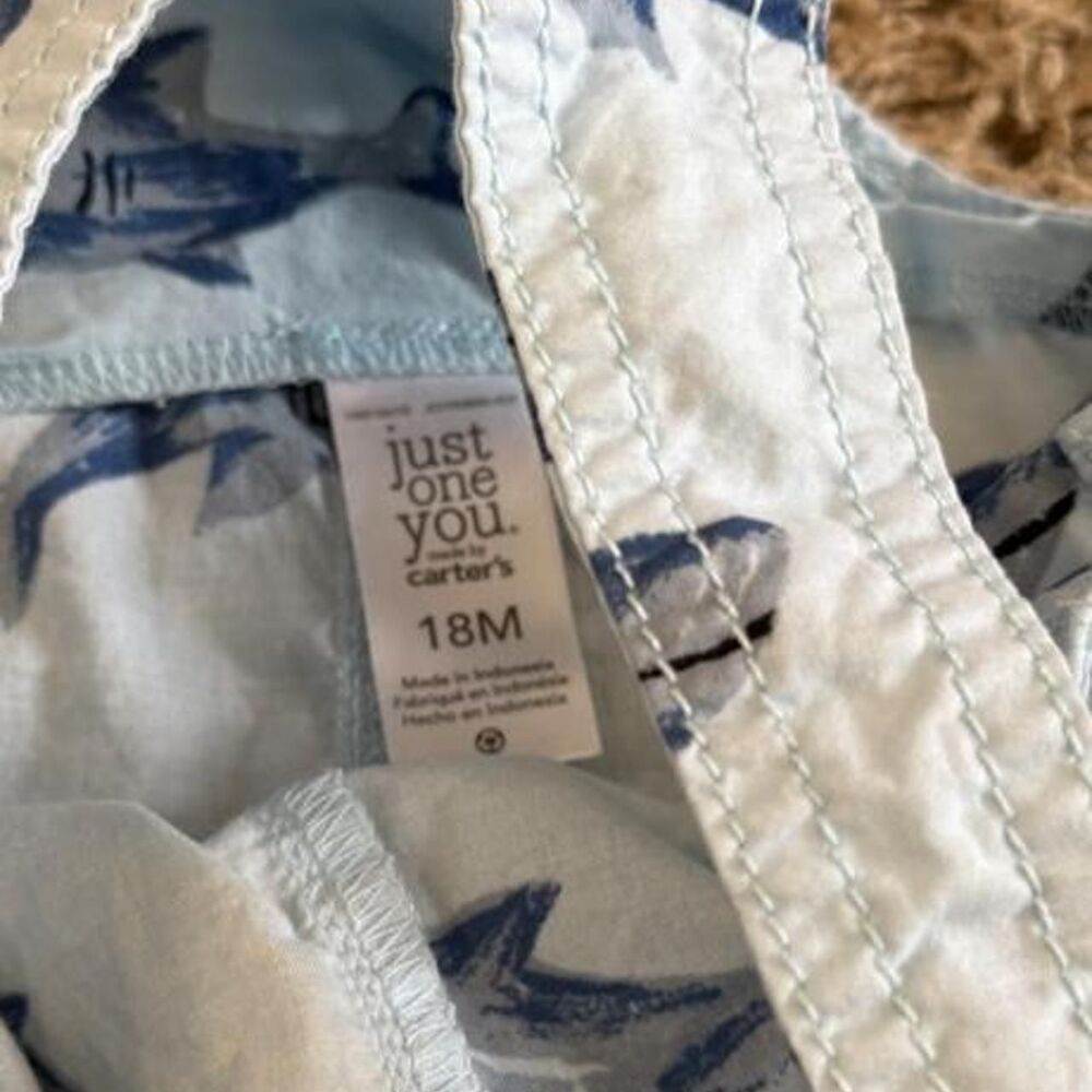 Carters Blue overalls - Picture 2 of 2